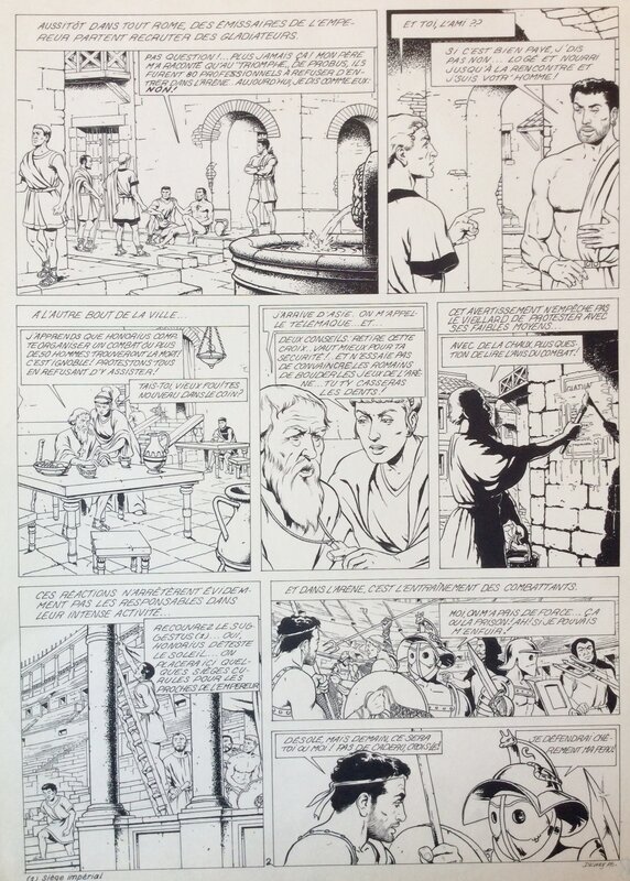 Philippe Delaby, La dernière sortie des gladiateurs - Histoire complète - Comic Strip