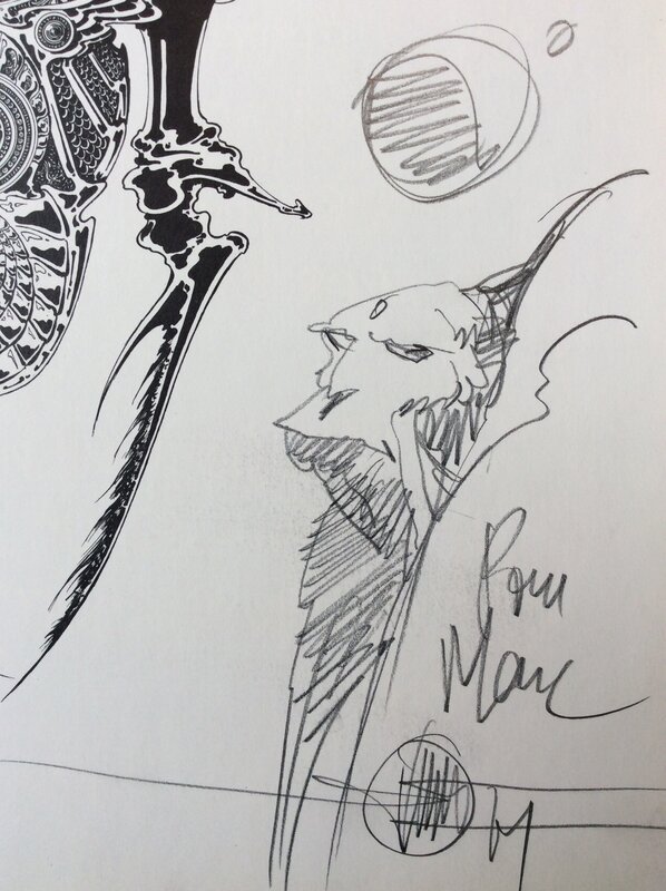 Yragael par Philippe Druillet - Dédicace
