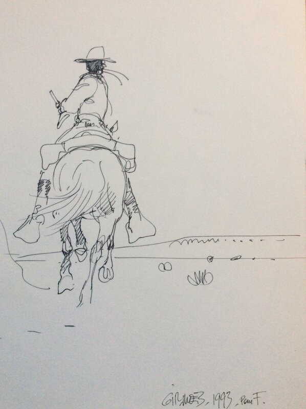Blueberry by Jean Giraud, Moebius - Sketch