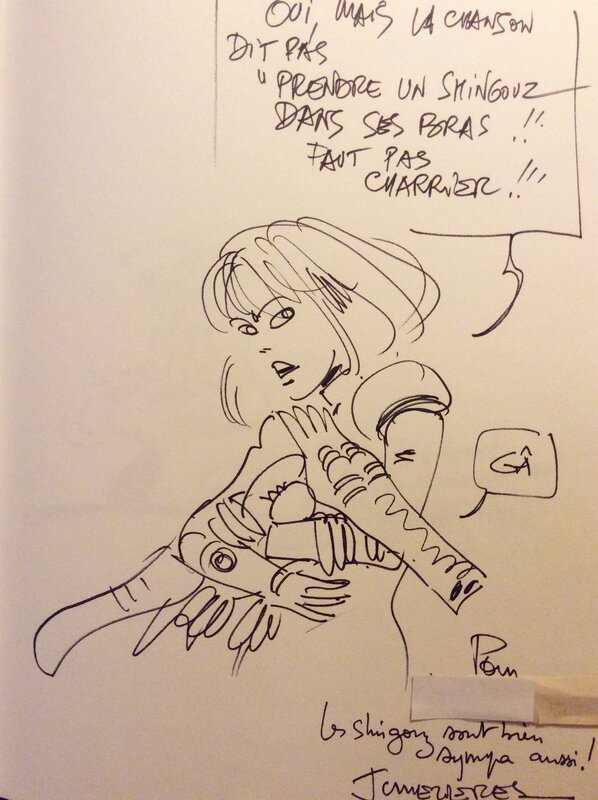 Jean-Claude Mézières, Laureline et le Shingouz - Dédicace