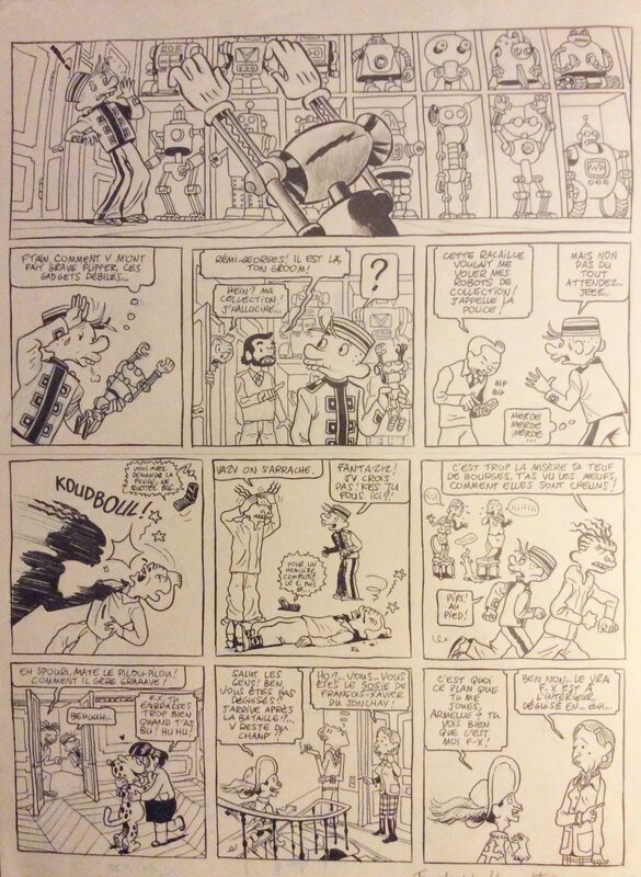 Spouri par Fred Neidhardt, André Franquin - Planche originale