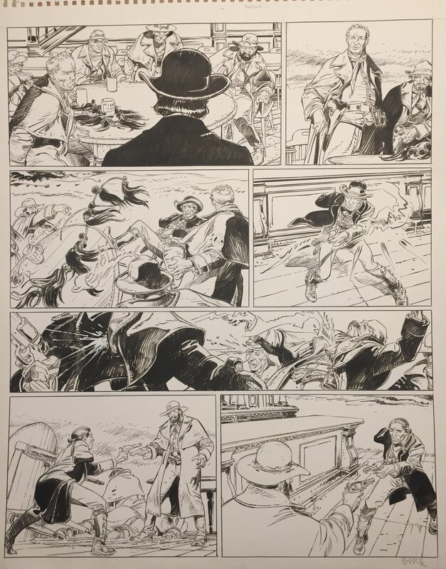 François Boucq, Bouncer planche 39 tome 6 - Comic Strip