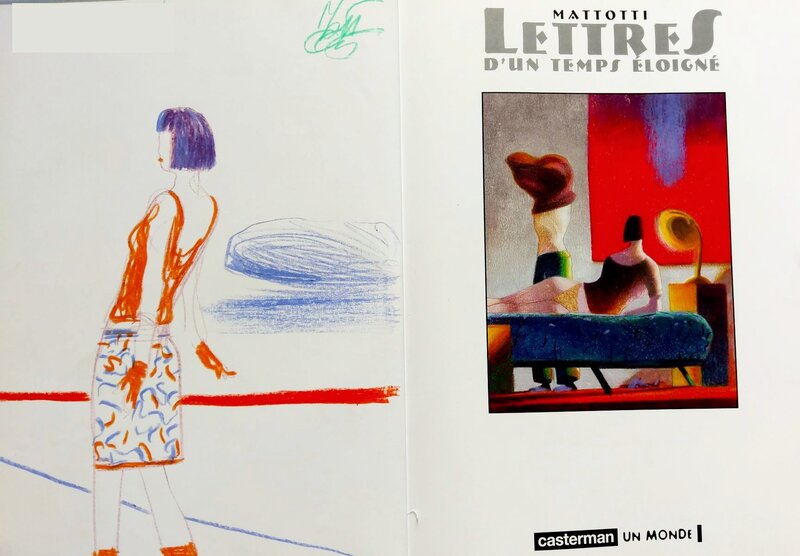 Lorenzo Mattotti, LETTRES D'UN TEMPS ELOIGNE - Sketch