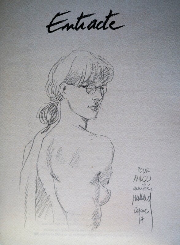 André Juillard, Eve d'Après la pluie, nue de dos - entracte - Sketch