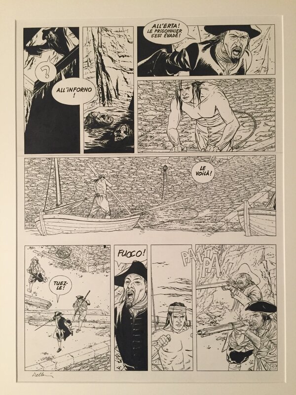 Patrice Pellerin, L'épervier, tome 8, Corsaire du Roy - Comic Strip