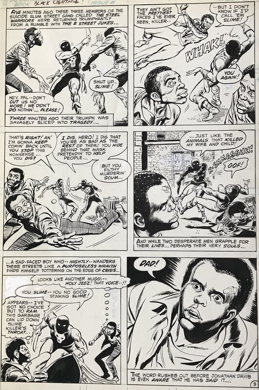 Gérald Forton, Black Lightning, DC Comics - Comic Strip