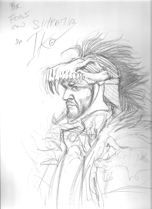 Iko Tenebres sketch - Dédicace