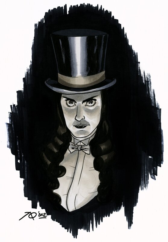 Joe Quinones Zatanna - Illustration originale