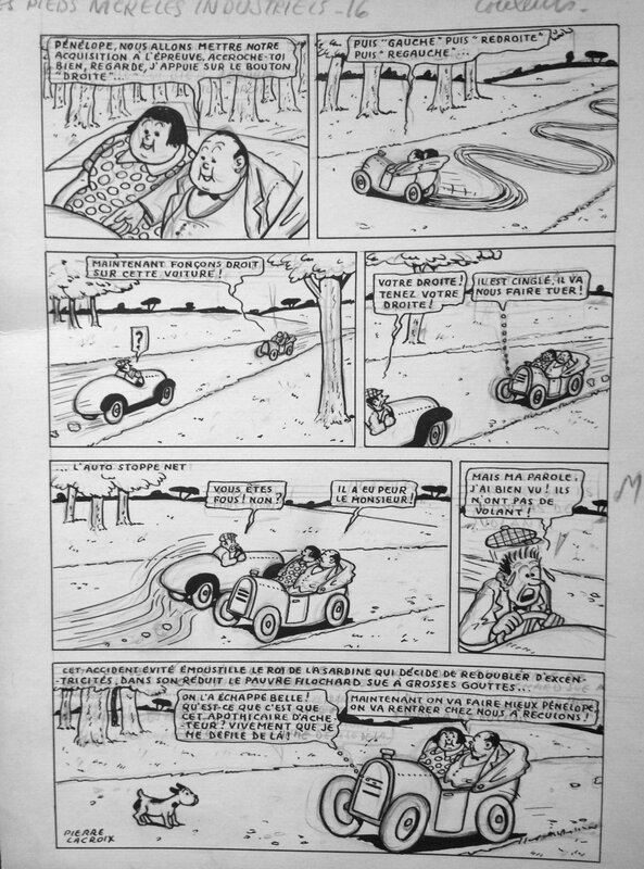 Pierre Lacroix, Les Pieds Nickeles  Industriels - Comic Strip