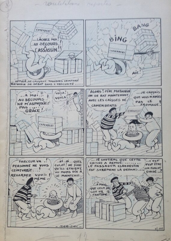 Marijac, Rouletabosse Reporter - Planche originale