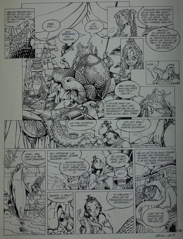 Atalante P40 Tome 2 par Crisse - Planche originale