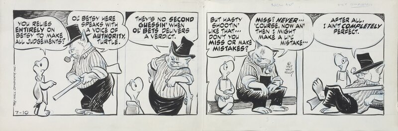 Walt Kelly, POGO - Un strip de 1962 - Comic Strip