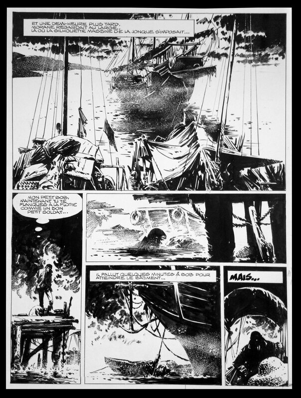 Vance, Bob Morane 1 - Planche originale