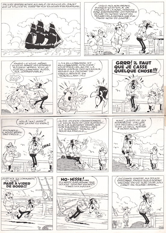 Marcel Remacle, Le Vieux Nick et Barbe Noire - T.9 pl.21 - Comic Strip