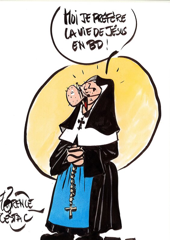 Bonne soeur par Florence Cestac - Dédicace