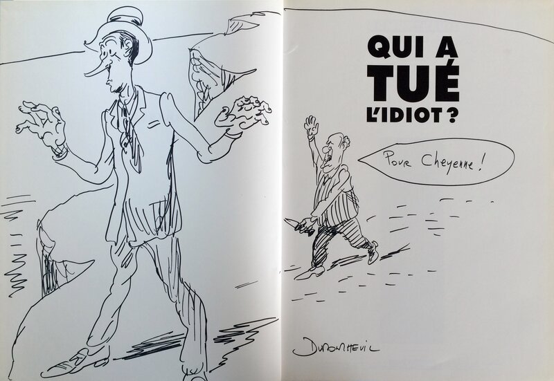 Dédicace de Dumontheuil - Qui a tué l'idiot ? - Sketch