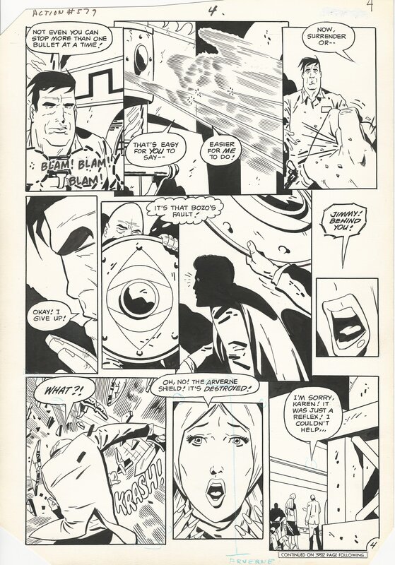 Keith Giffen, Jean-Marc Lofficier, Bob Oksner, Superman vs Obelix - Action Comics # 579 - Superman in Gaul P4 - Comic Strip