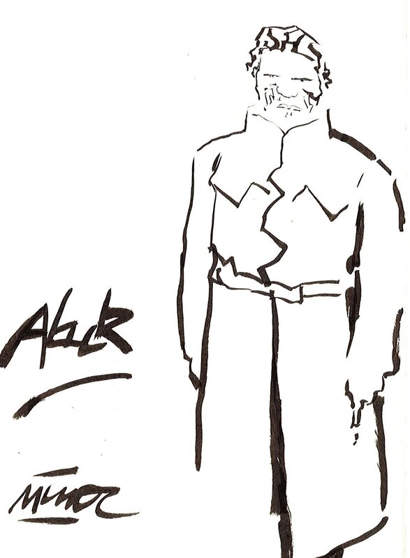 Alack Sinner by José Muñoz - Sketch
