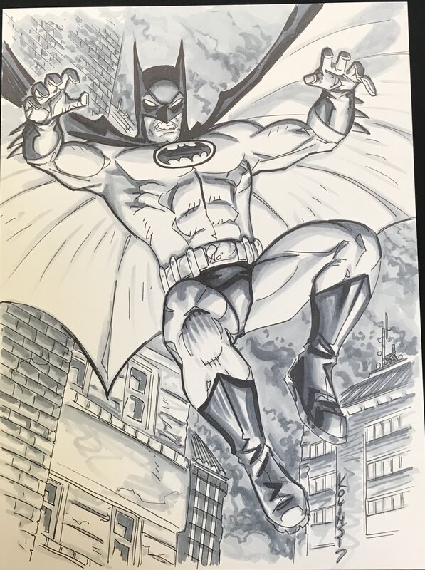 Scott Kolins Batman - Planche originale