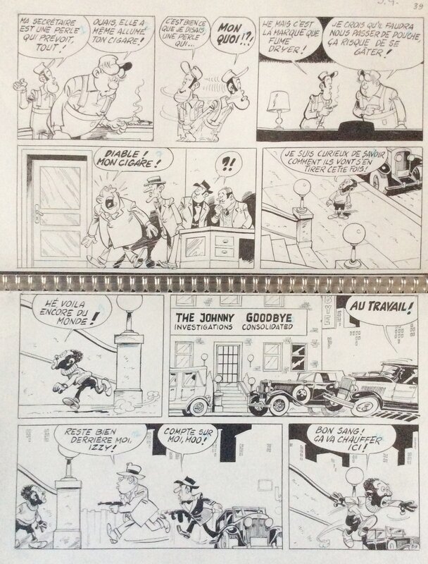 Johnny Goodbye par Dino Attanasio - Planche originale