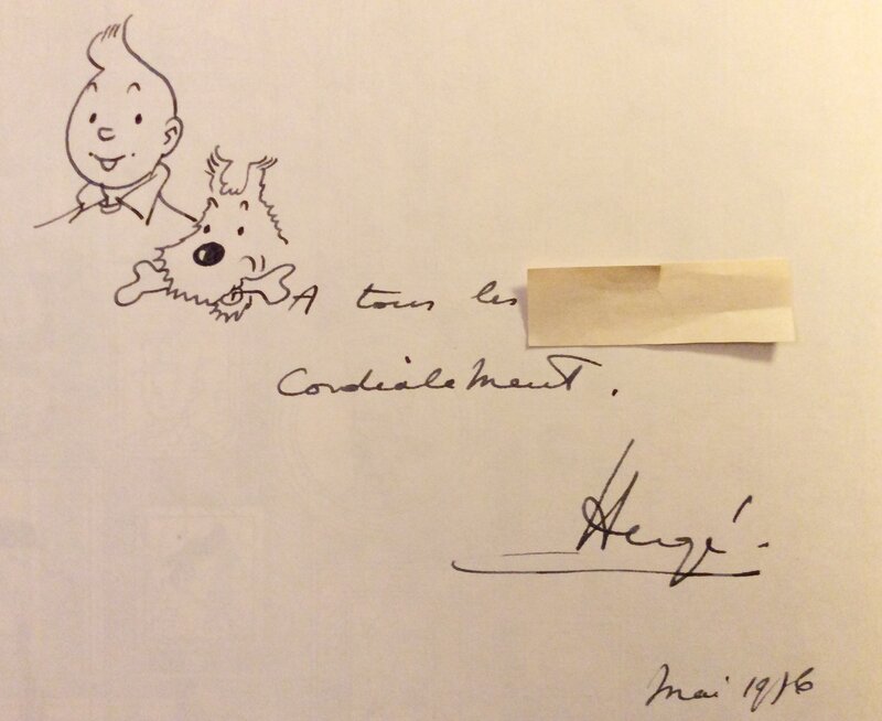 Coke en Stock by Hergé - Sketch