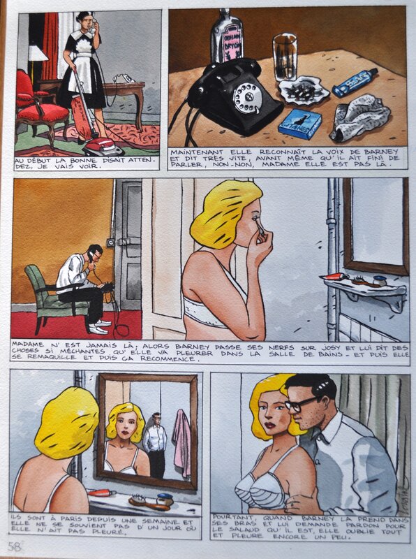 Loustal, Philippe Paringaux, Barney et la note bleue - Comic Strip