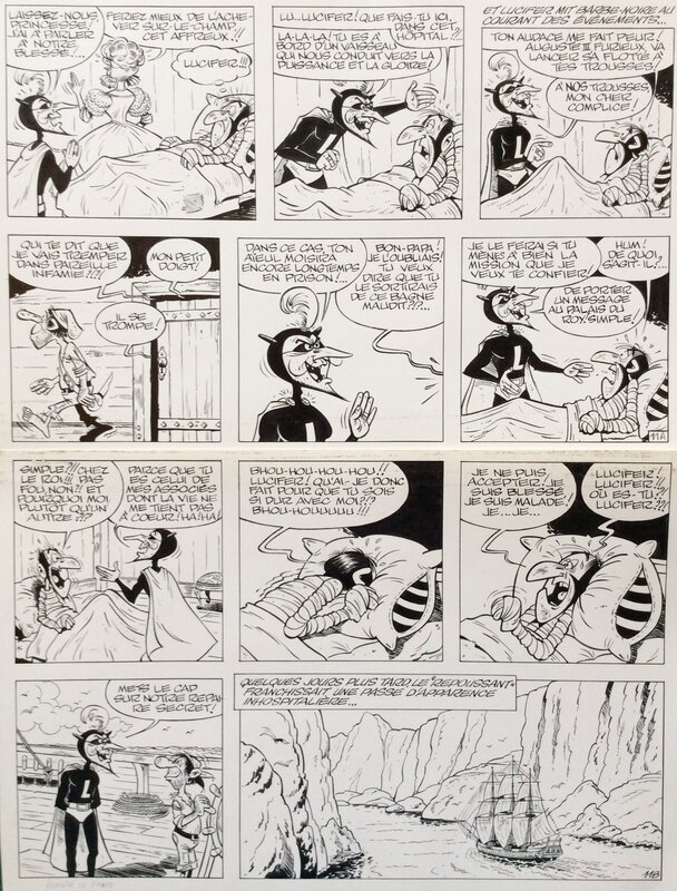 Vieux Nick par Marcel Remacle - Planche originale