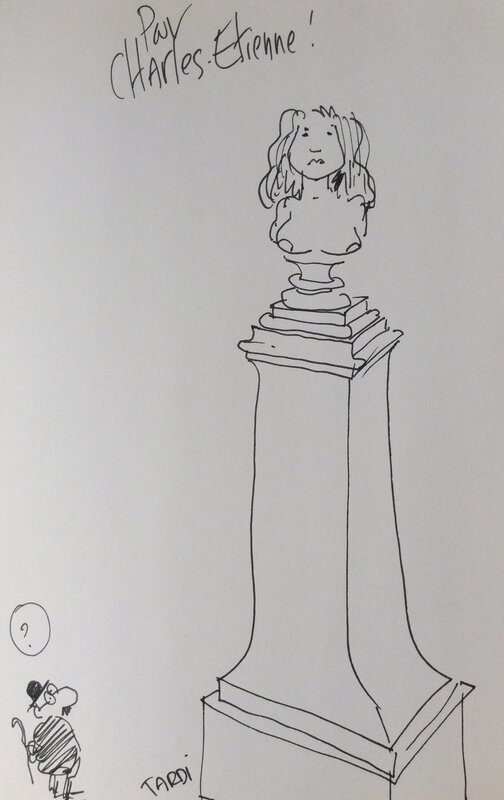Statue by Jacques Tardi - Sketch