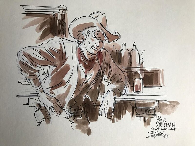 Cow-Boy by Rubén Pellejero - Original Illustration