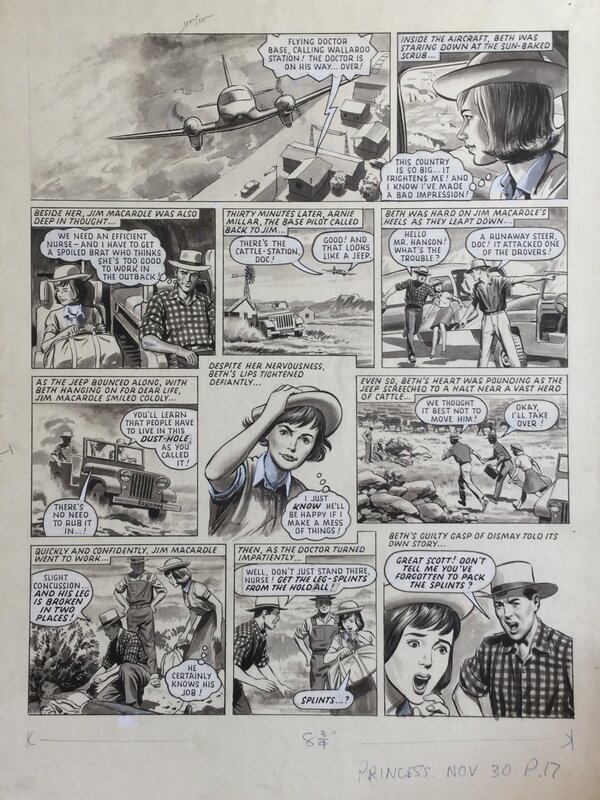 Beth Lawson par Don Harley - Planche originale