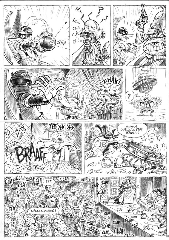 For sale - Vendue - Arnaud Poitevin - Les spectaculaires tome 2 page 5 - Comic Strip