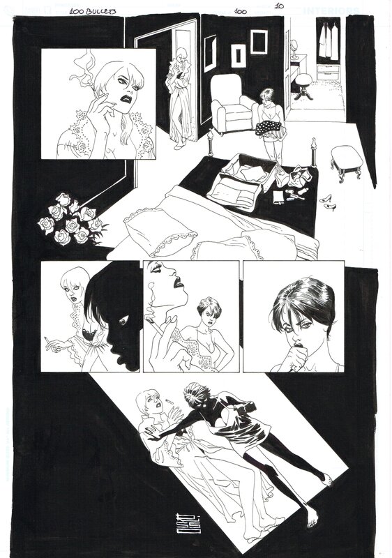 Eduardo Risso, 100 Bullets #100 p10 - Planche originale