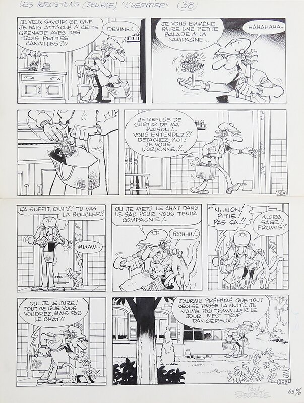 Deliège : Les Krostons tome 4 l'Héritier planche 38 - Comic Strip