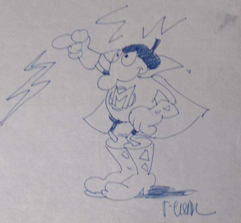 Super Mickson by Florence Cestac - Sketch