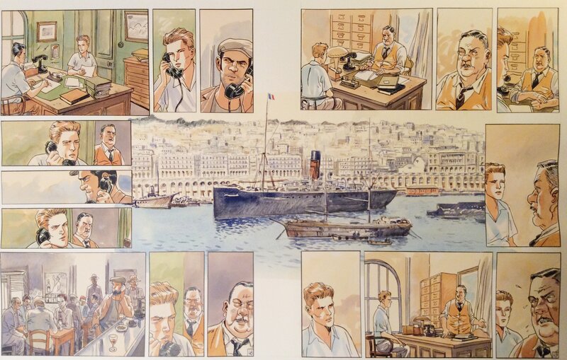 L'étranger by Jacques Ferrandez, Albert Camus - Comic Strip