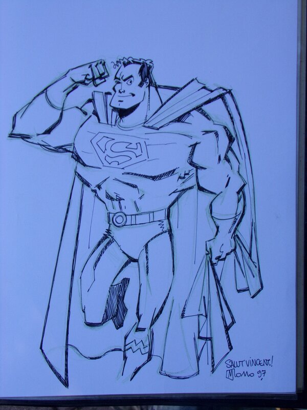 Superman by Mauricet - Sketch