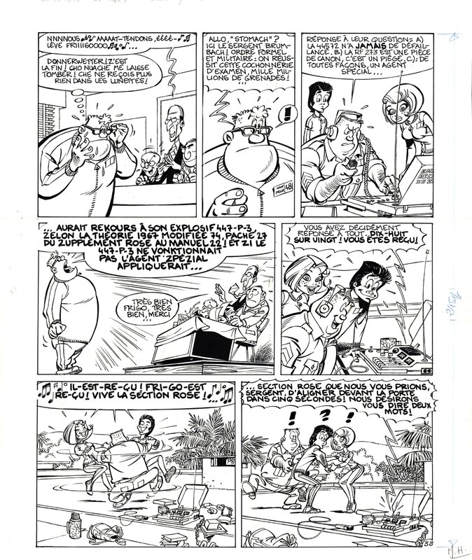 For sale - Dany : Jo Nuage et Kay Mac Cloud planche 38 - Comic Strip