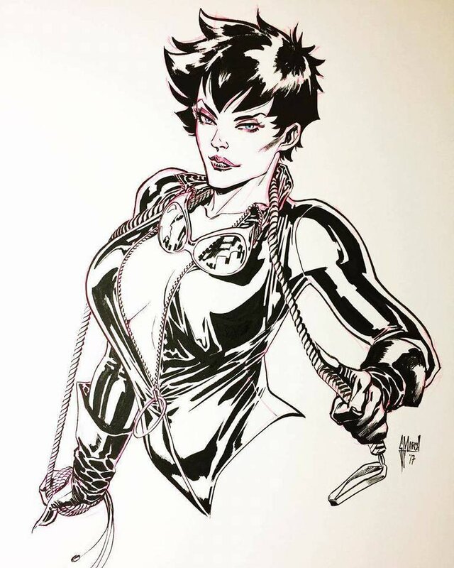 Catwoman par Guillem March - Illustration originale