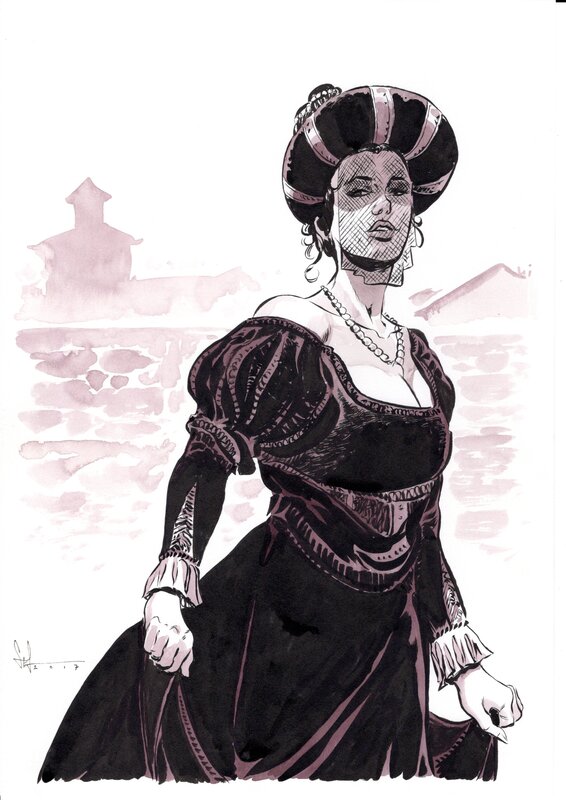 Stefano Carloni, Camilla - Les Savants T1 - Illustration originale