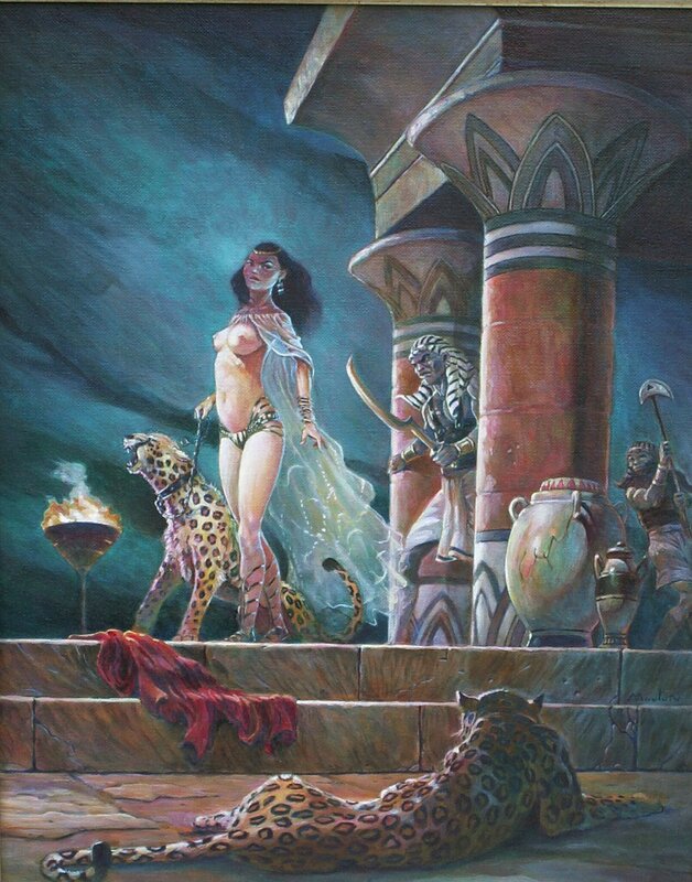 Régis Moulun, Princesse égyptienne - Comic Strip
