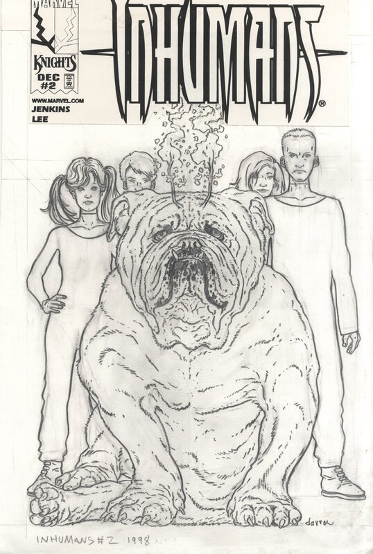 Inhumans par Geof Darrow - Couverture originale