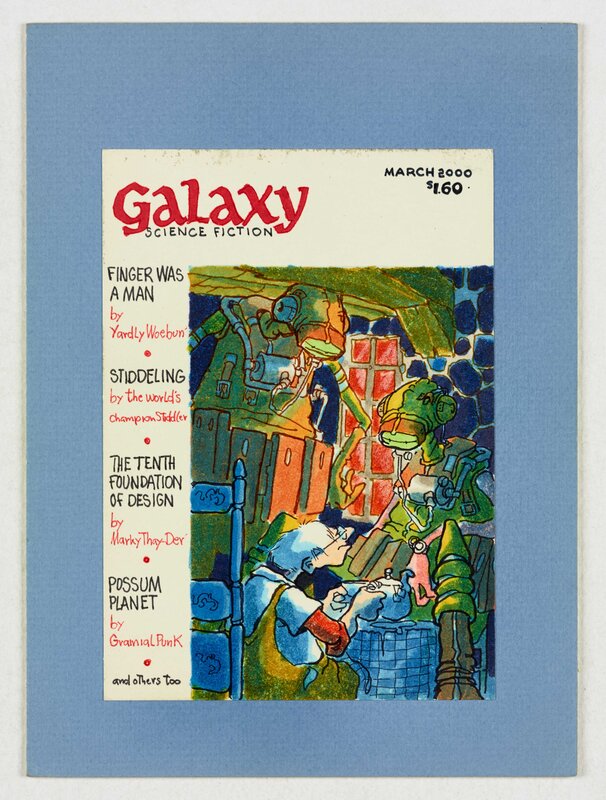 Galaxy by Vaughn Bodé - Original art