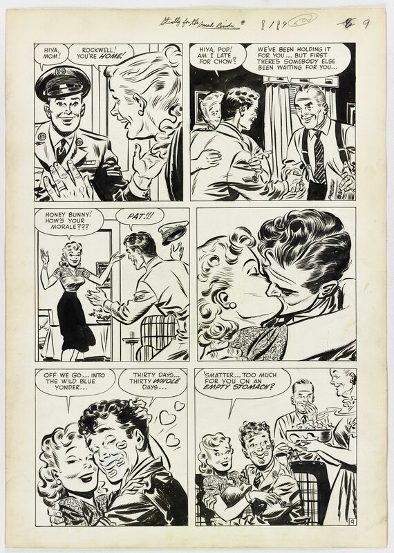 Milton Caniff, Lee Elias, Ray Bailey, Steve Canyon Strictly For the Smart Birds - Comic Strip