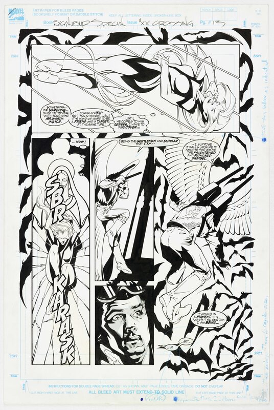 Brian Stelfreeze, Scott Lobdell, Excalibur Vs X-Men, in XX Crossing - Comic Strip