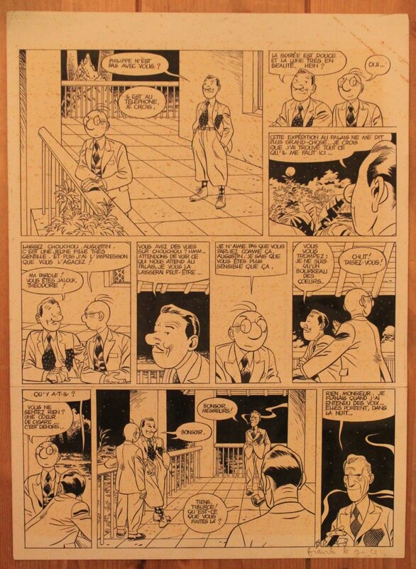Frank Le Gall, Theodore Poussin : La terrasse des audiences - Comic Strip