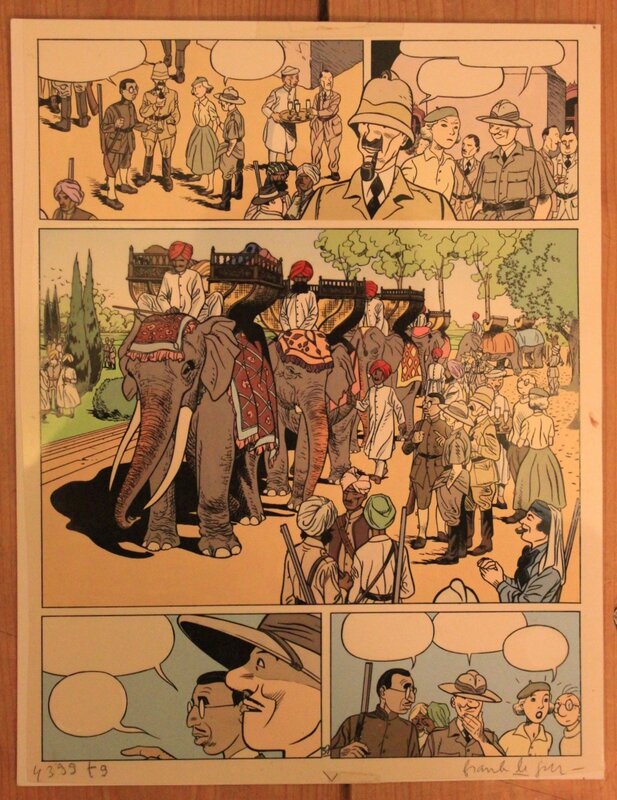 Frank Le Gall, Theodore Poussin : La terrasse des audiencess - Comic Strip