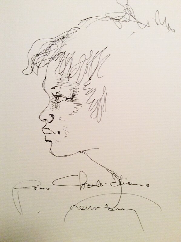 Jeune femme by Hermann - Sketch