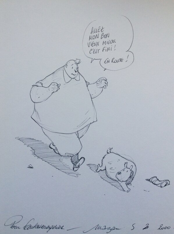Tintin et milou by Mazan - Sketch