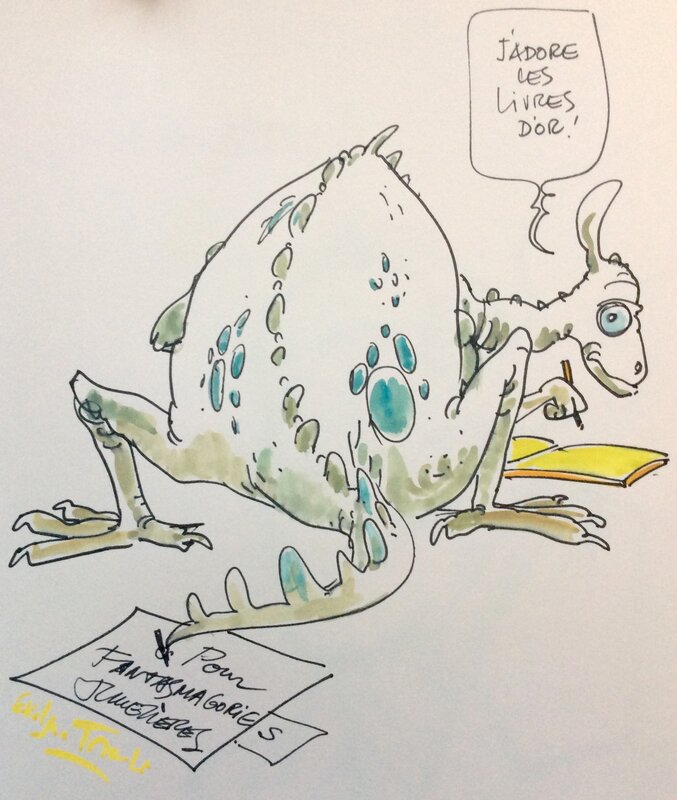 Monstre by Jean-Claude Mézières, Evelyne Tran-Lê - Sketch