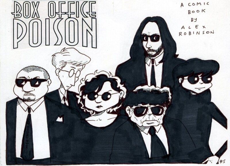 Alex Robinson, De mal en pis (Box office poison) - Illustration originale
